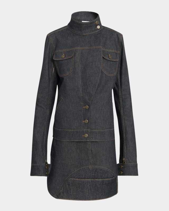 Denim Motorcycle Jacket